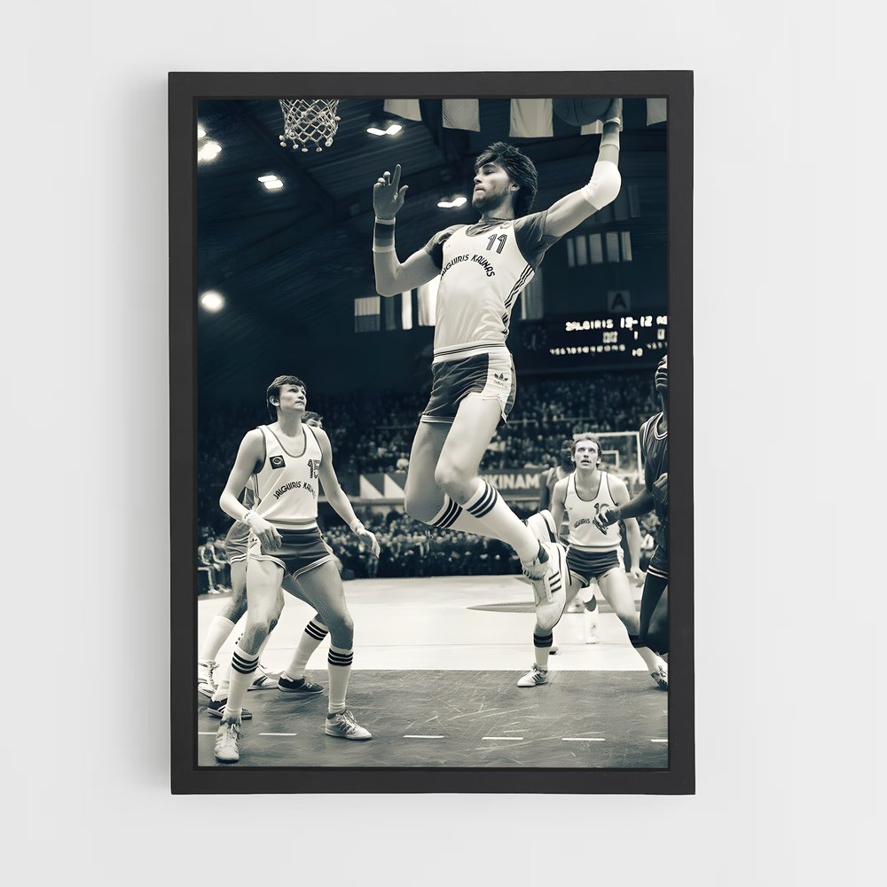 Poster Saut Majestueux – affiche Basketball (vue 2)